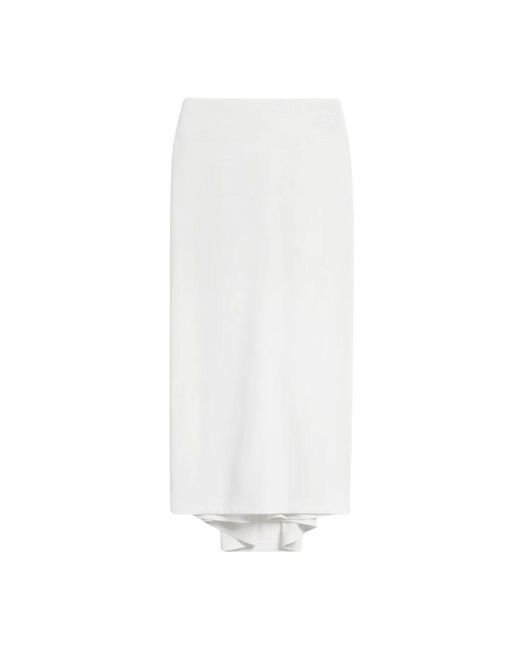 Midi Skirts Jacquemus de color White