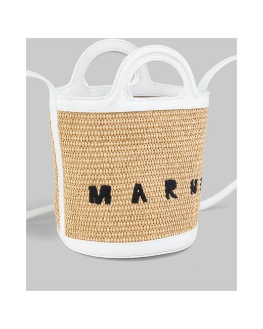 Bags > bucket bags Marni en coloris Metallic
