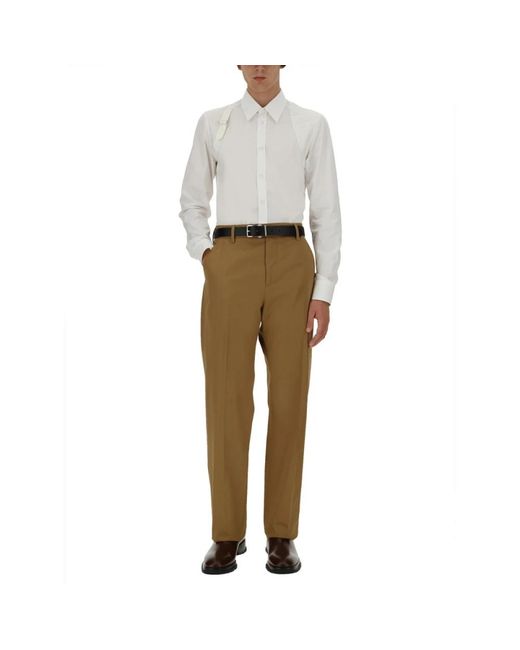 Straight Trousers McQueen de hombre de color Green