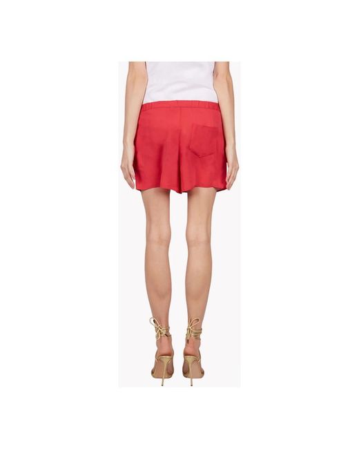 DSquared² Korte Broeken ,Rood ,Korte Zijden Short Shorts in het Red