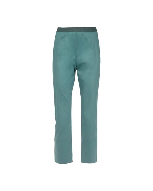 Liviana Conti Green Slim-Fit Trousers