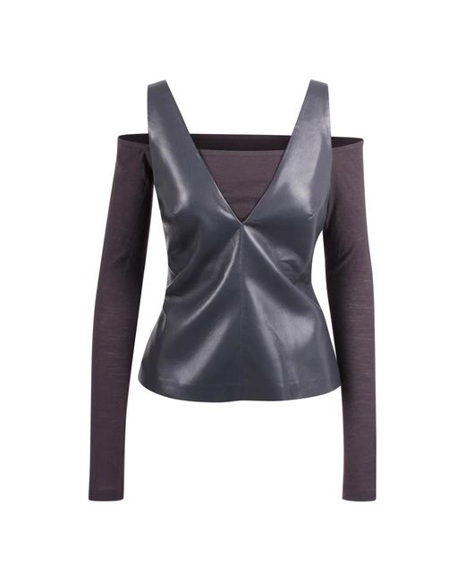 Nanushka Long Sleeve Tops in het Blue