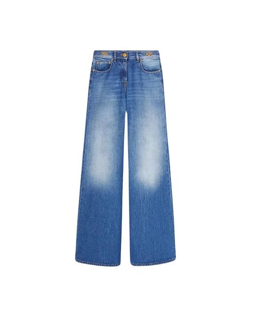 Versace Blue Wide Jeans