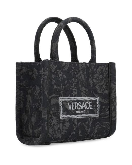 Versace Black Shopping Bags