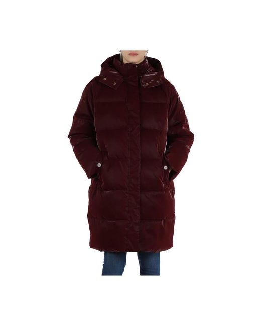 Parkas Elisabetta Franchi en coloris Red