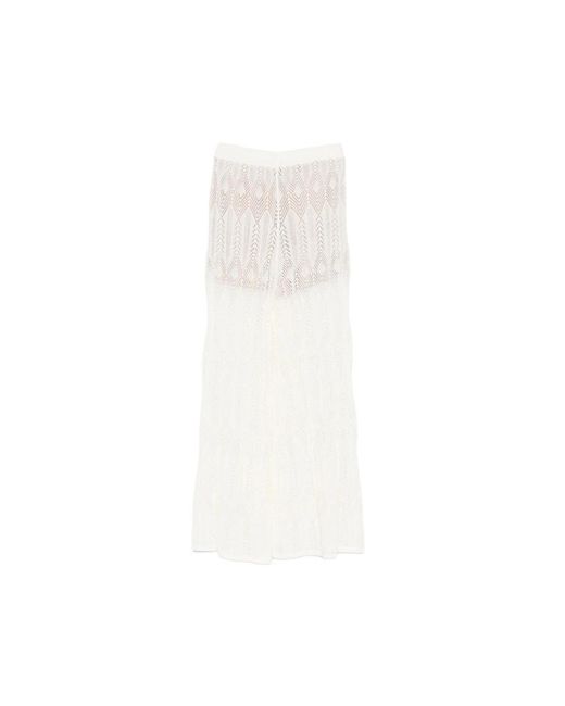 Liu Jo White Wide Trousers