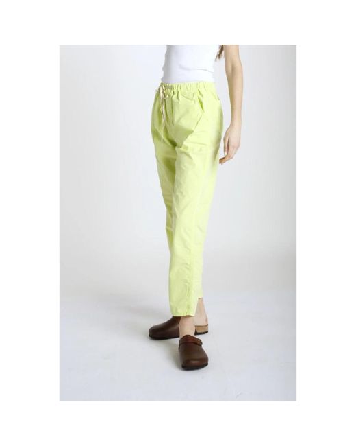 Bellerose Yellow Straight Trousers
