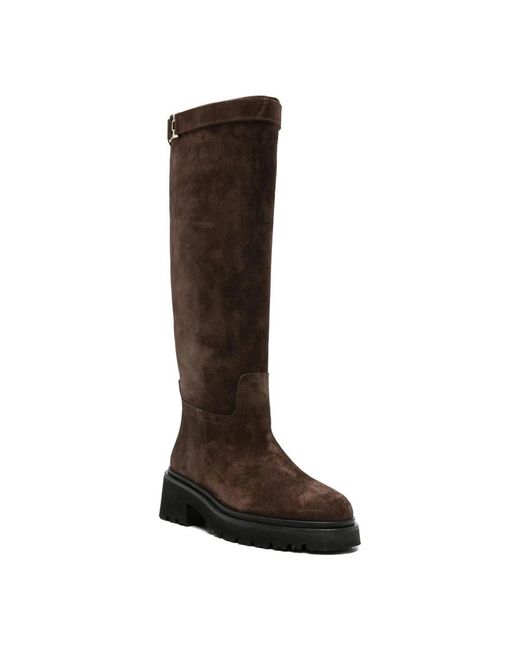 ADRIANNA FERETTI Brown High Boots