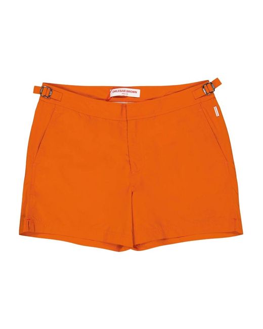 Pantaloncini da bagno corti di Orlebar Brown in Orange da Uomo