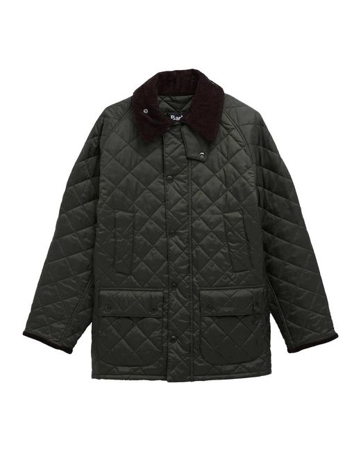 Barbour Jassen ,Groen ,Katoen Bedale Quilted Jacket in het Black voor heren