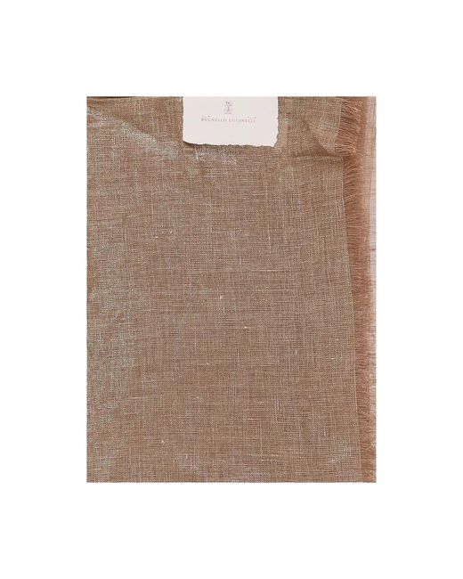 Brunello Cucinelli Natural Scarves