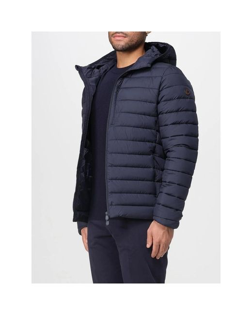 Save The Duck Blue Winter Jackets for men