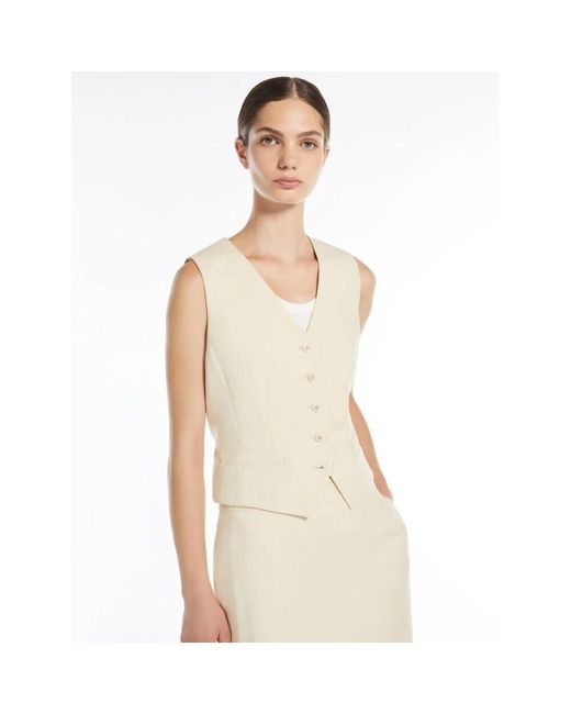 Vests Weekend by Maxmara de color Natural