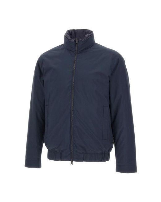 Woolrich Blue Down Jackets for men