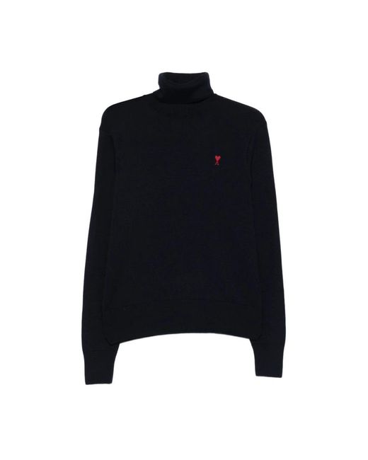 AMI Black Turtlenecks for men