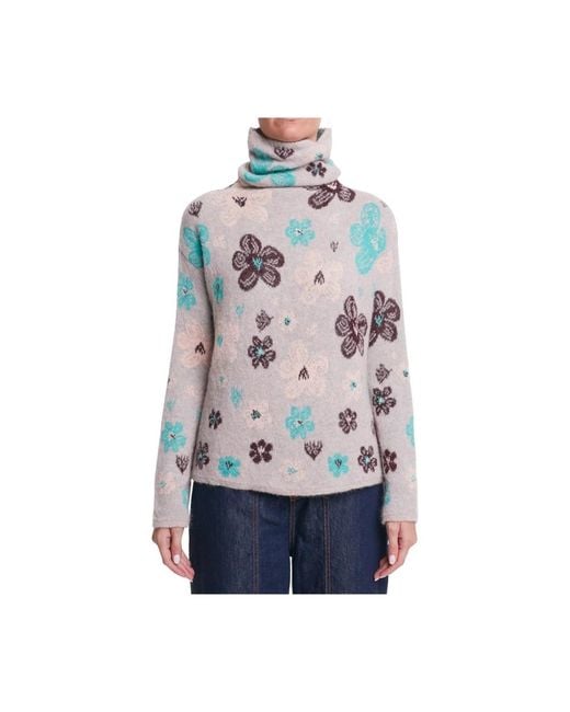 ALESSIA SANTI Blue Stilvolle Pullover Kollektion