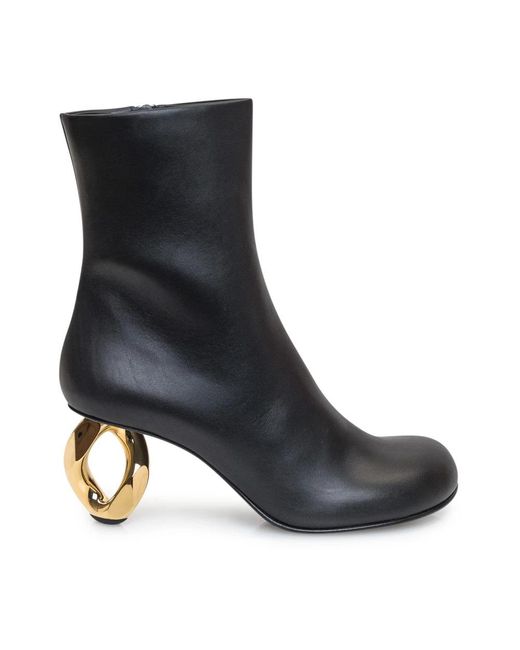 J.W. Anderson Black Heeled Boots