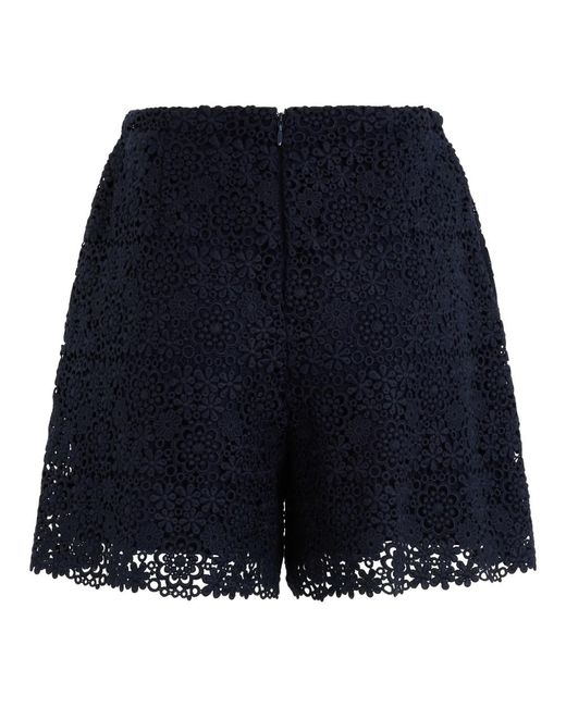 RED Valentino Blue Short Shorts
