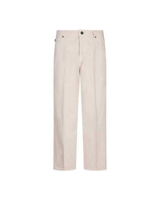 Jacob Cohen Straight Jeans in het Natural