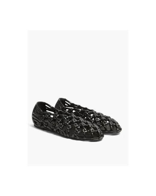 Liviana Conti Black Ballerina Shoes