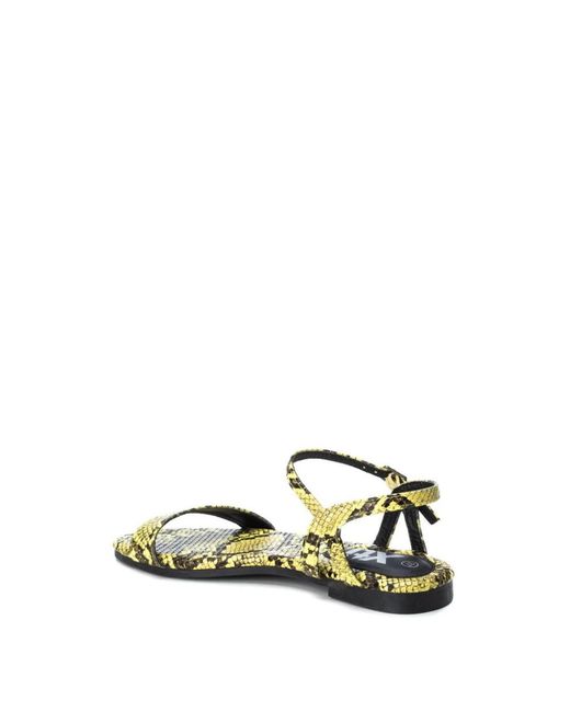 Xti Green Flat Sandals