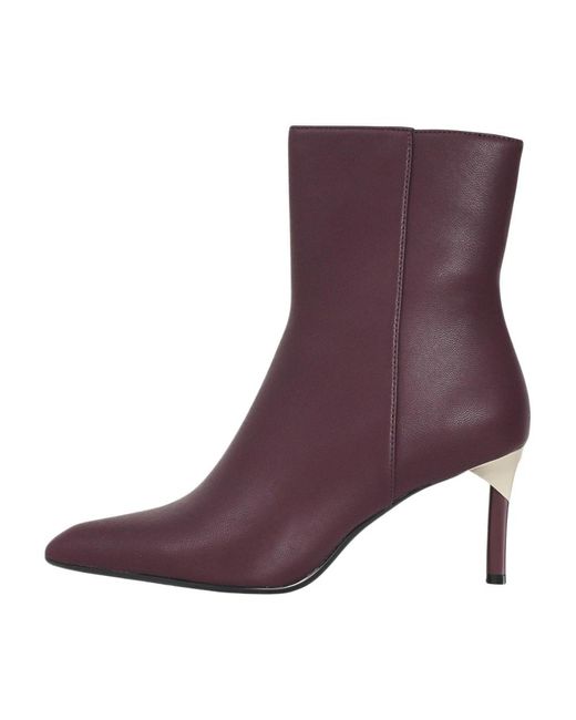 ARMANI EXCHANGE Heeled Boots in het Purple