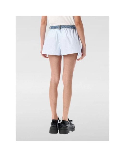 Alexander Wang Blue Short Shorts