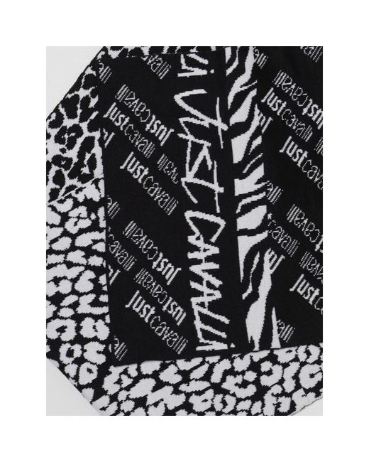 Just Cavalli Black Winter Scarves