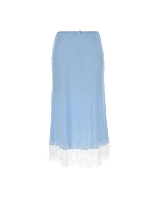 Moschino Blue Midi Skirts
