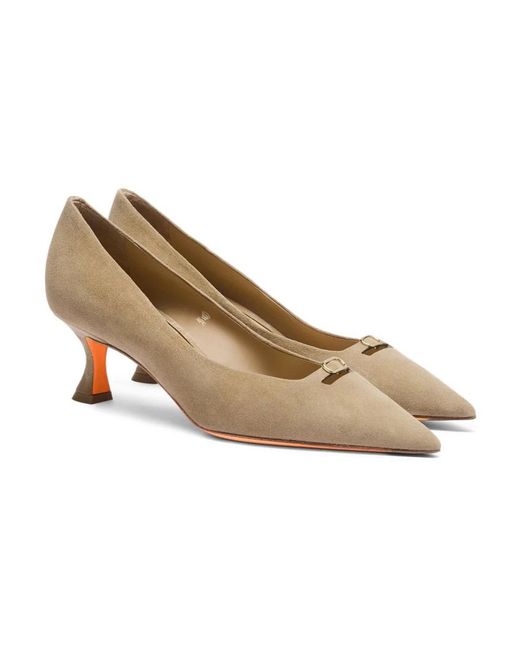 Santoni Pumps in het Brown