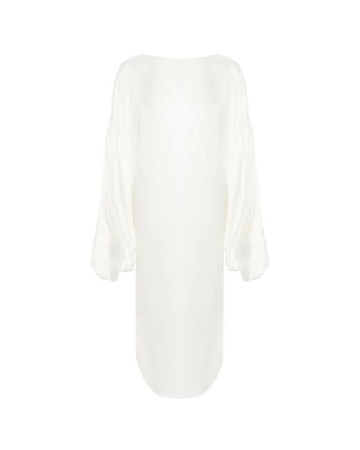 Khaite White Midi Dresses