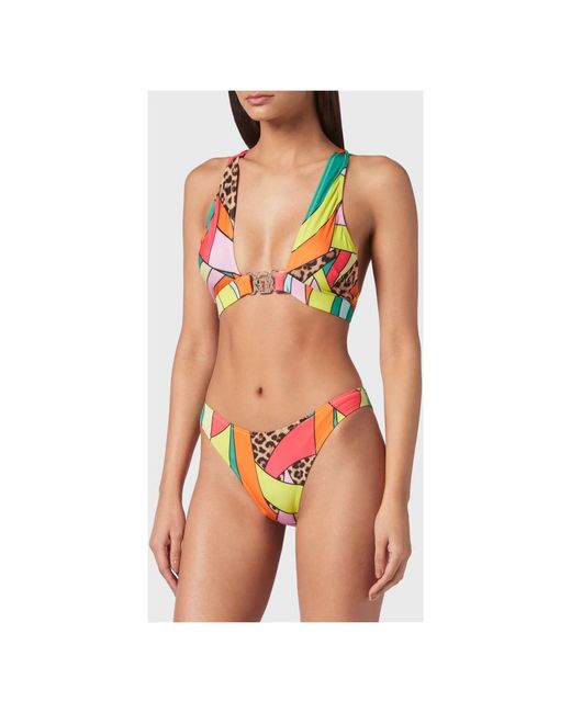 Philipp Plein Multicolor Bikini Patchwork