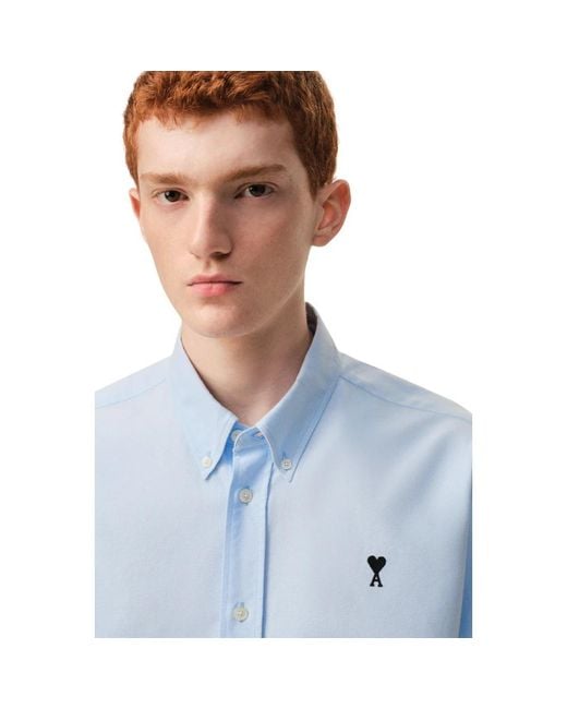 AMI Blue Casual Shirts for men