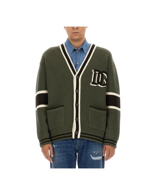 Dolce & Gabbana Green Cardigans for men