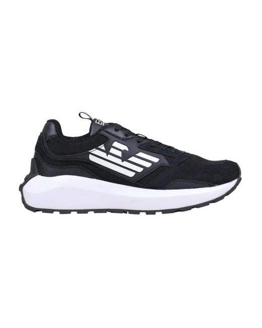 EA7 Schoenen ,Veelkleurig ,Sneakers in het Blue voor heren
