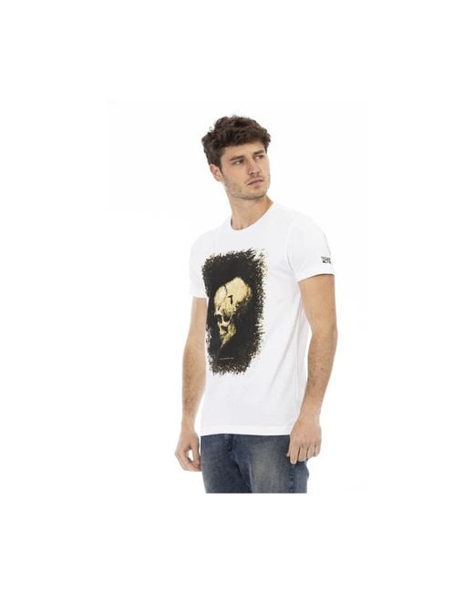 Trussardi Künstlerisches grafik-t-shirt in White für Herren