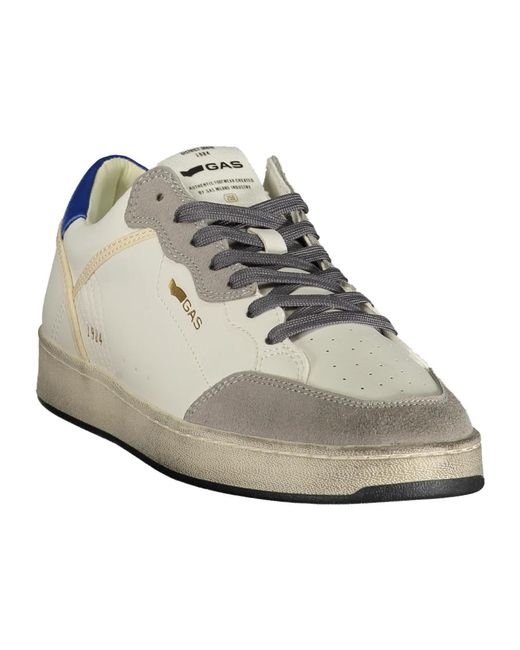 Gas White Sneakers for men