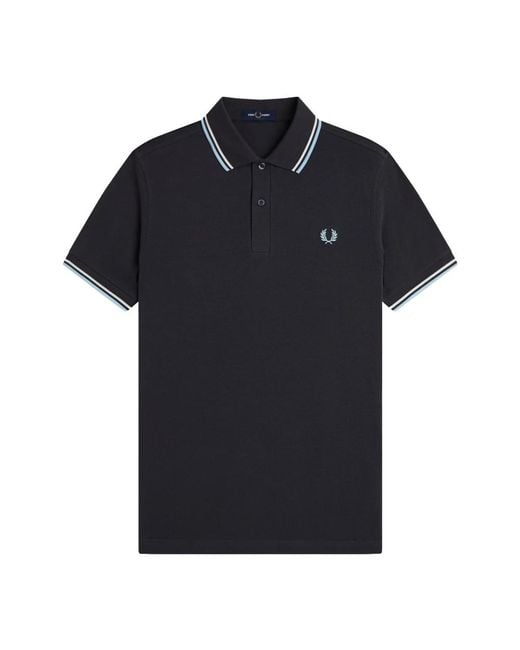 Fred Perry Black Polo Shirts for men