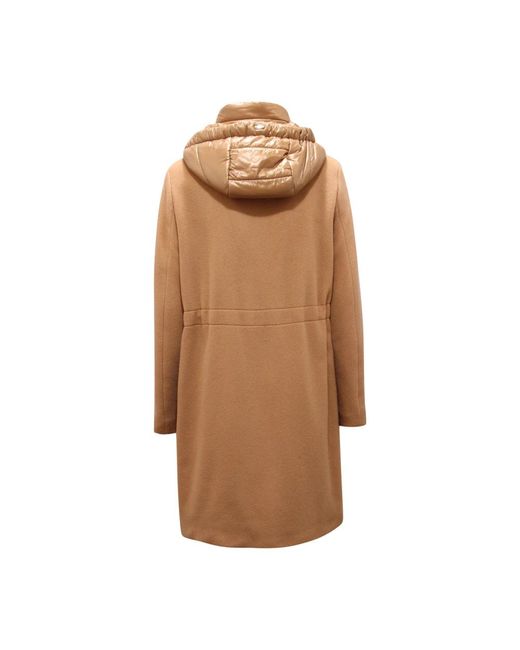 Single-Breasted Coats Herno de color Brown
