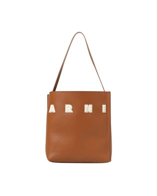 Shoulder Bags di Marni in Brown
