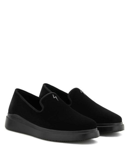 Giuseppe Zanotti Black Loafers for men