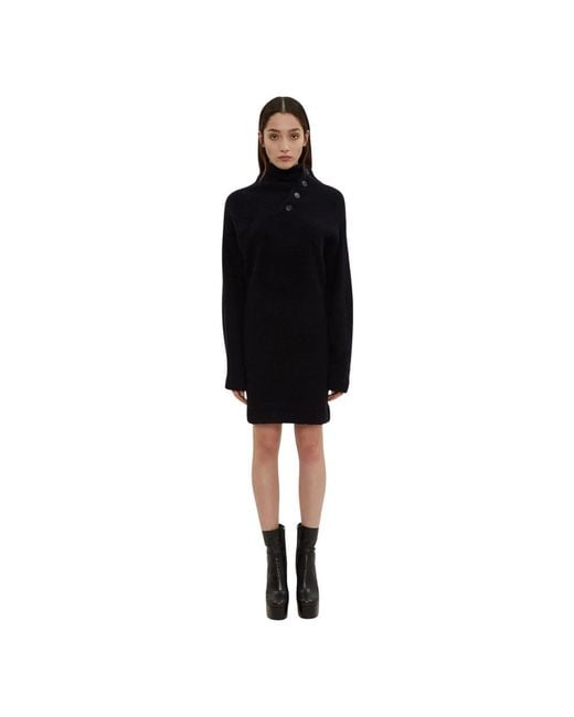 Atlein Black Knitted Dresses
