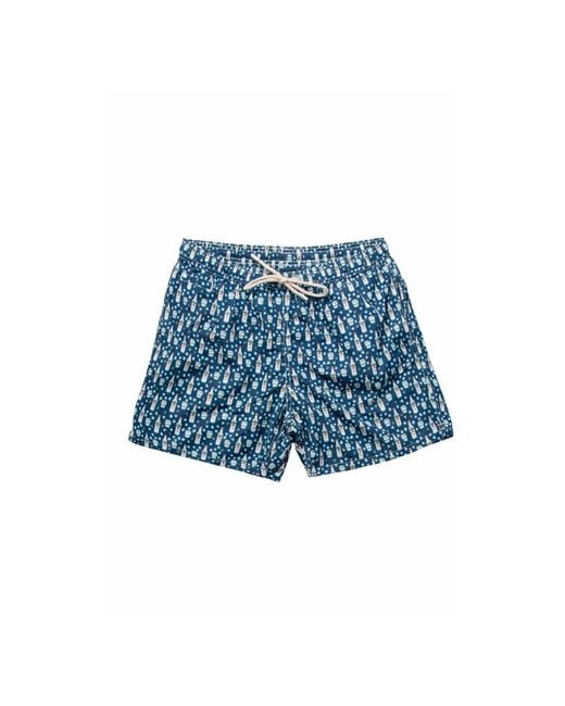 Mc2 Saint Barth Blue Beachwear for men