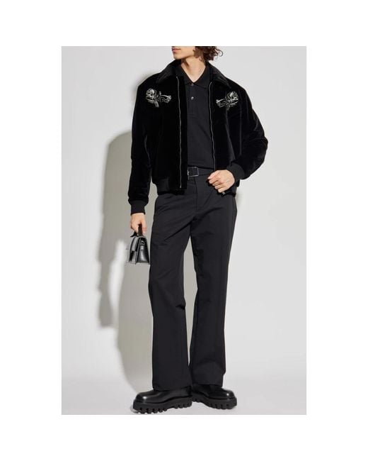 Suit Trousers Alexander McQueen de hombre de color Black