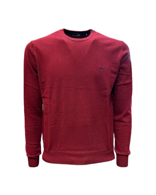 Harmont & Blaine Round-Neck Knitwear in het Red voor heren