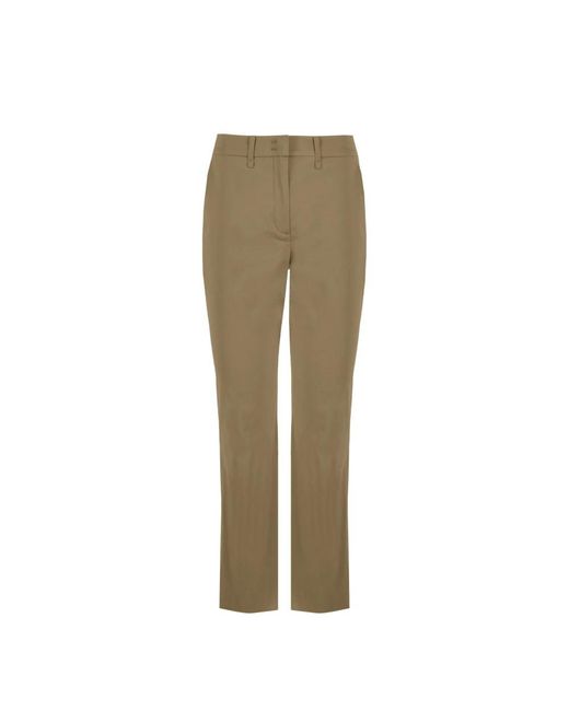 Straight Trousers Bomboogie de color Green