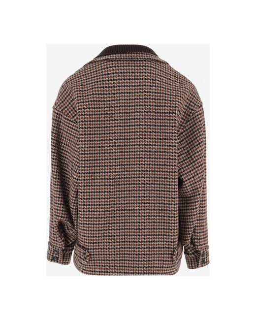 Emporio Armani Brown Light Jackets for men