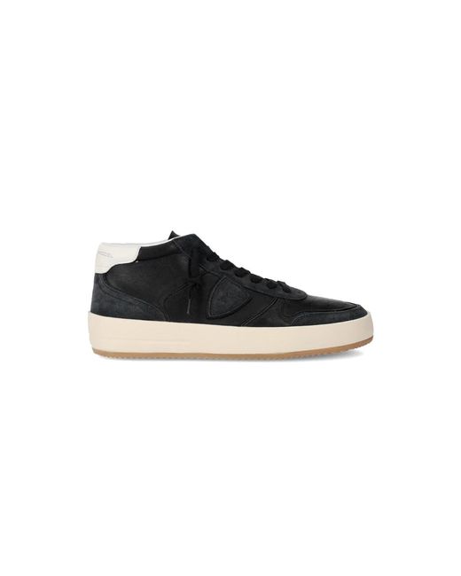 Sneakers di Philippe Model in Black da Uomo