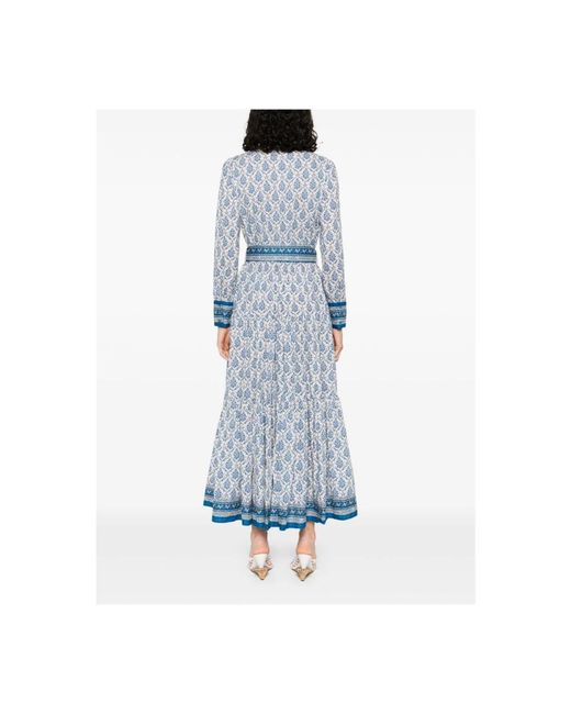Mc2 Saint Barth Blue Shirt Dresses