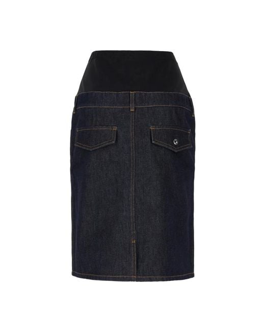 Coperni Black Denim Skirts